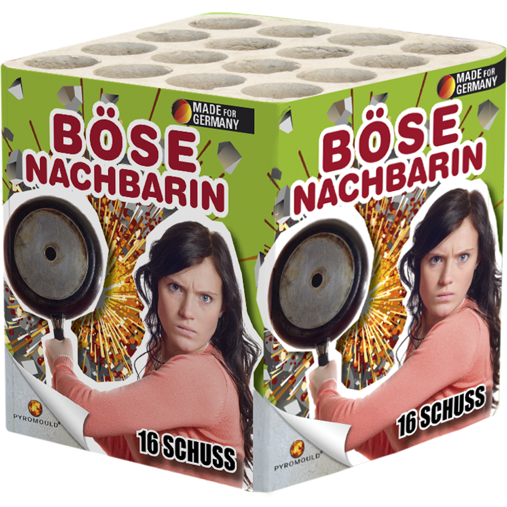 Böse Nachbarin, 16 Schuss