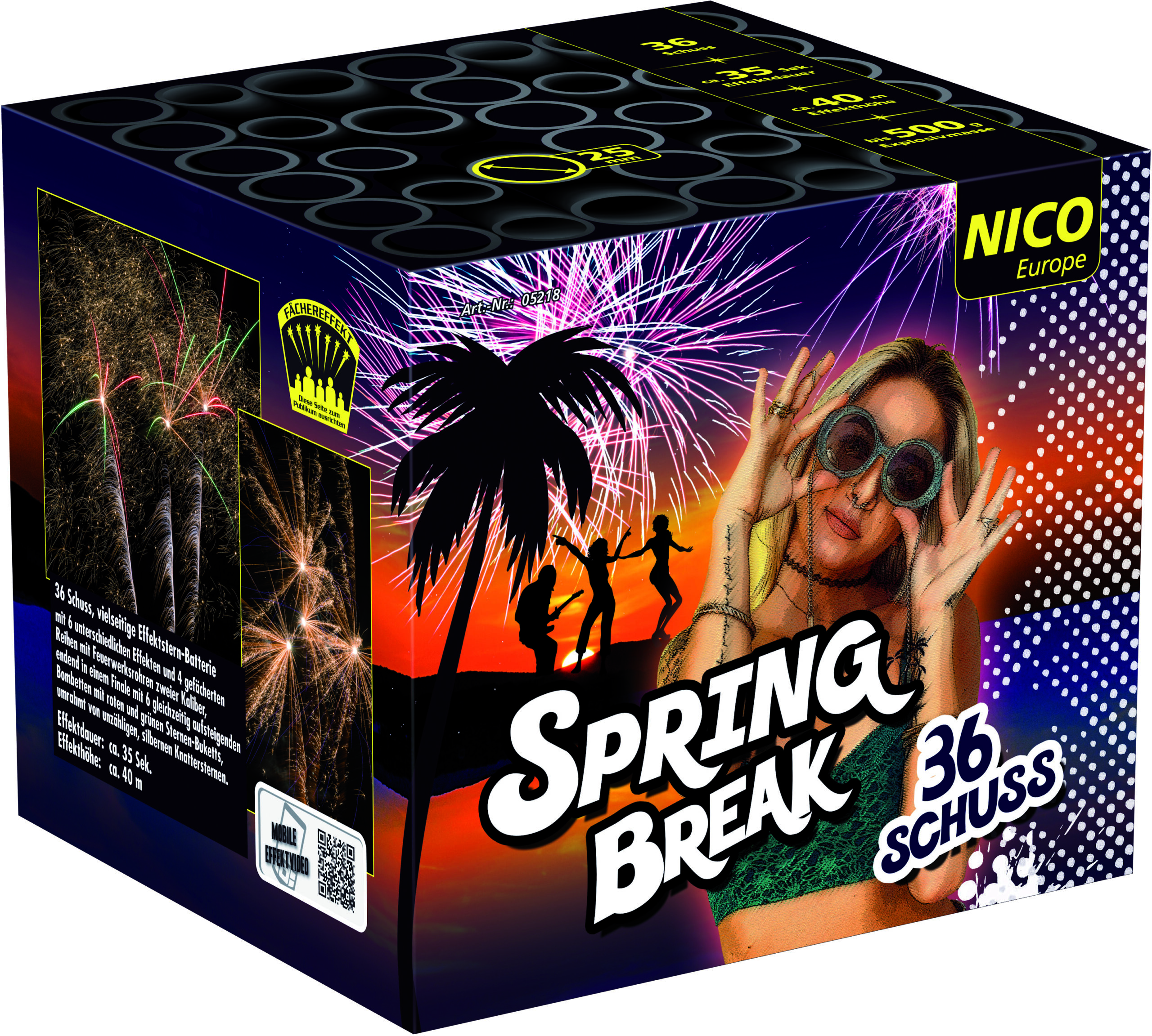 Spring Break, 36 Schuss