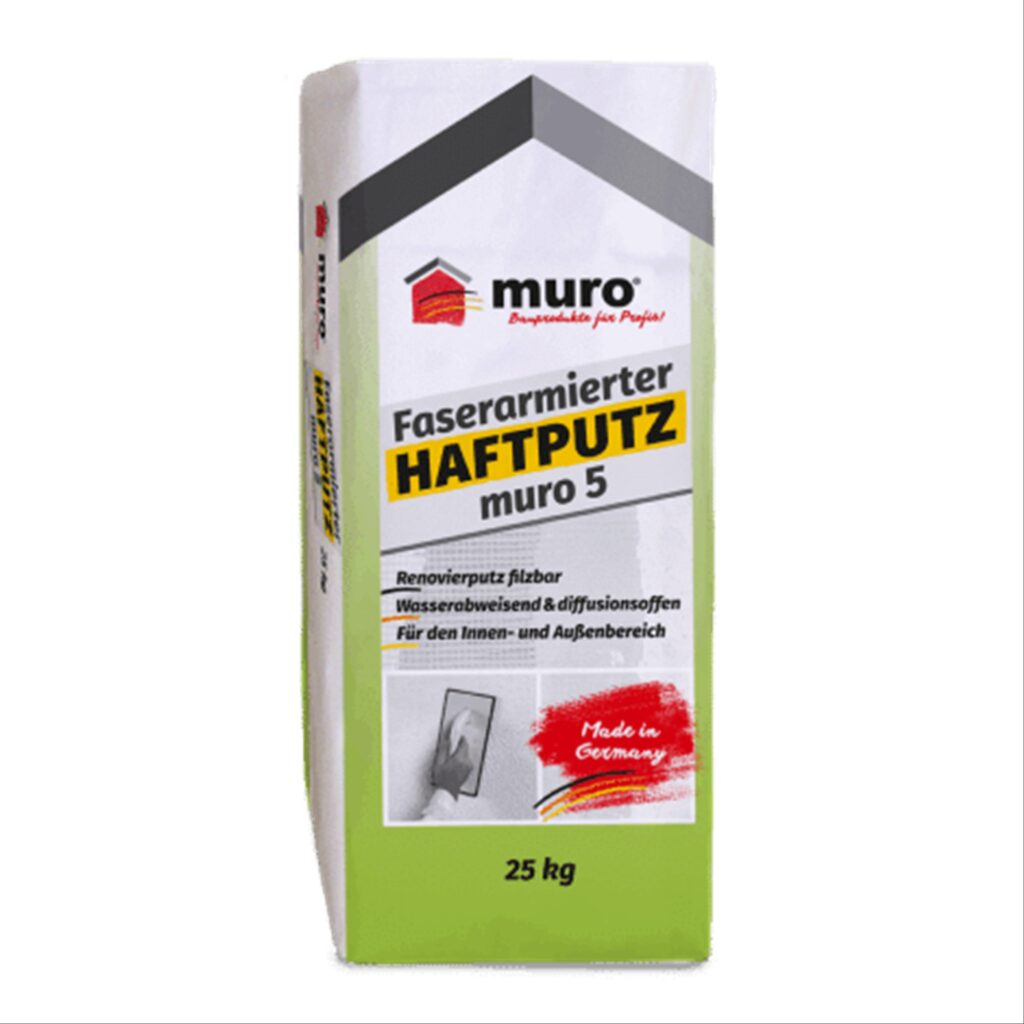 muro 5 Haftputz weiß