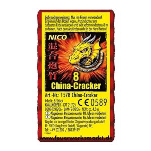 China Cracker, 8 er Päckchen